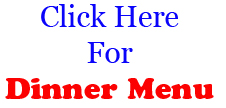 Dinner Menu